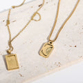 Golden Celestial Emblem Pendant Necklaces