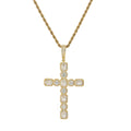 Geometric Crucifix Hip Hop Necklace