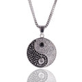 Yin & Yang Bling Dualism Hip Hop Necklace