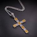 Geometric Crucifix Hip Hop Necklace