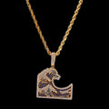 Tsunami Surfer Necklace