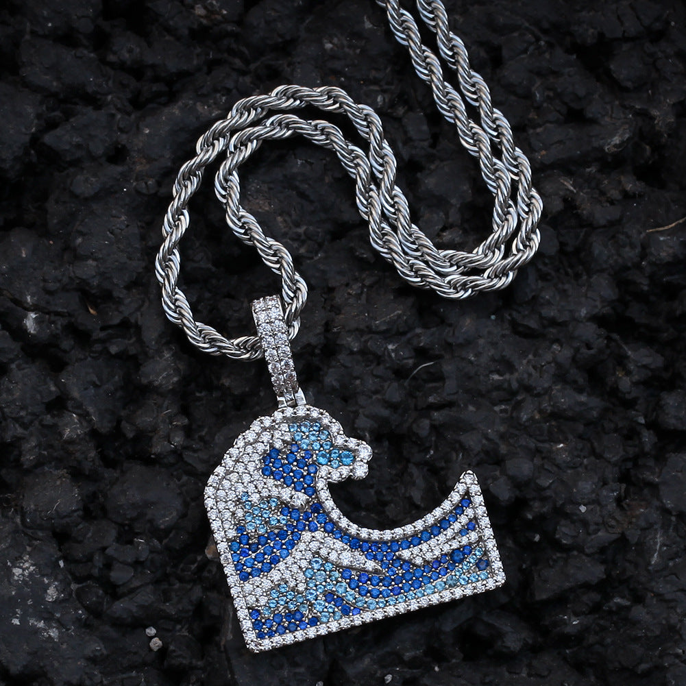 Tsunami Surfer Necklace