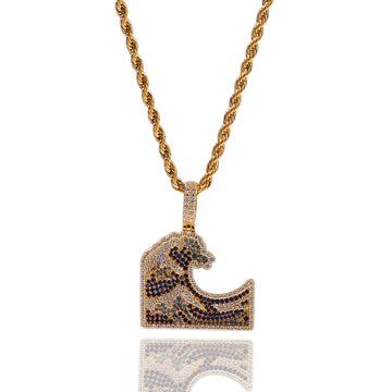 Tsunami Surfer Necklace