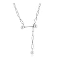 Gold & Silver-Tone Mother-of-Pearl Chain Necklace