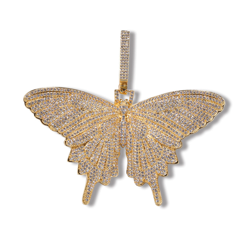 Embellished Butterfly Chain Necklace