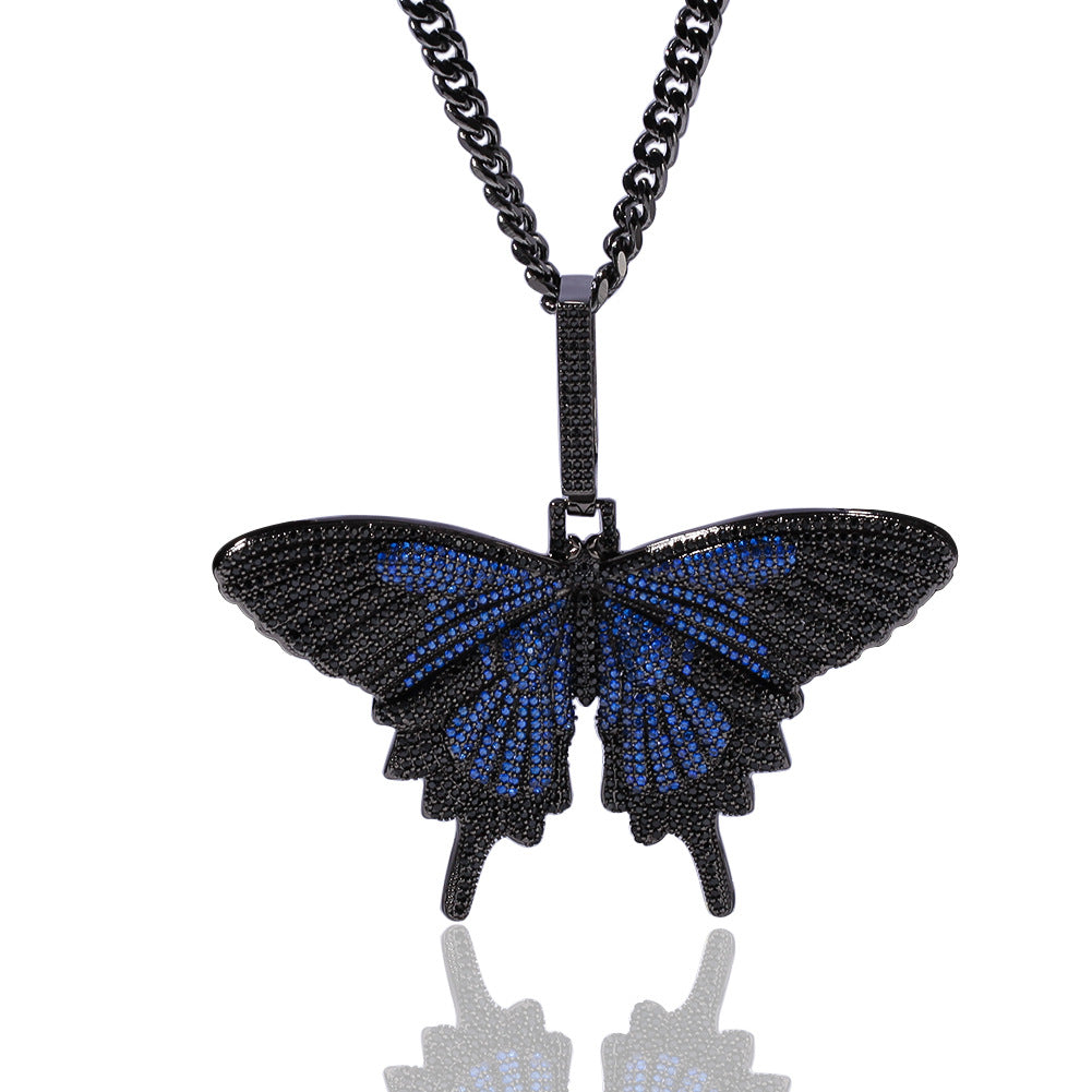 Embellished Butterfly Chain Necklace