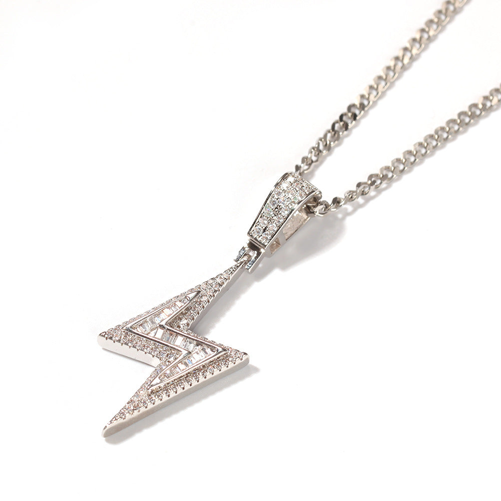 Sparkling Thunder Pendant Necklace