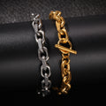 Cold Metal Stainless Steel Cable Chain Bracelet