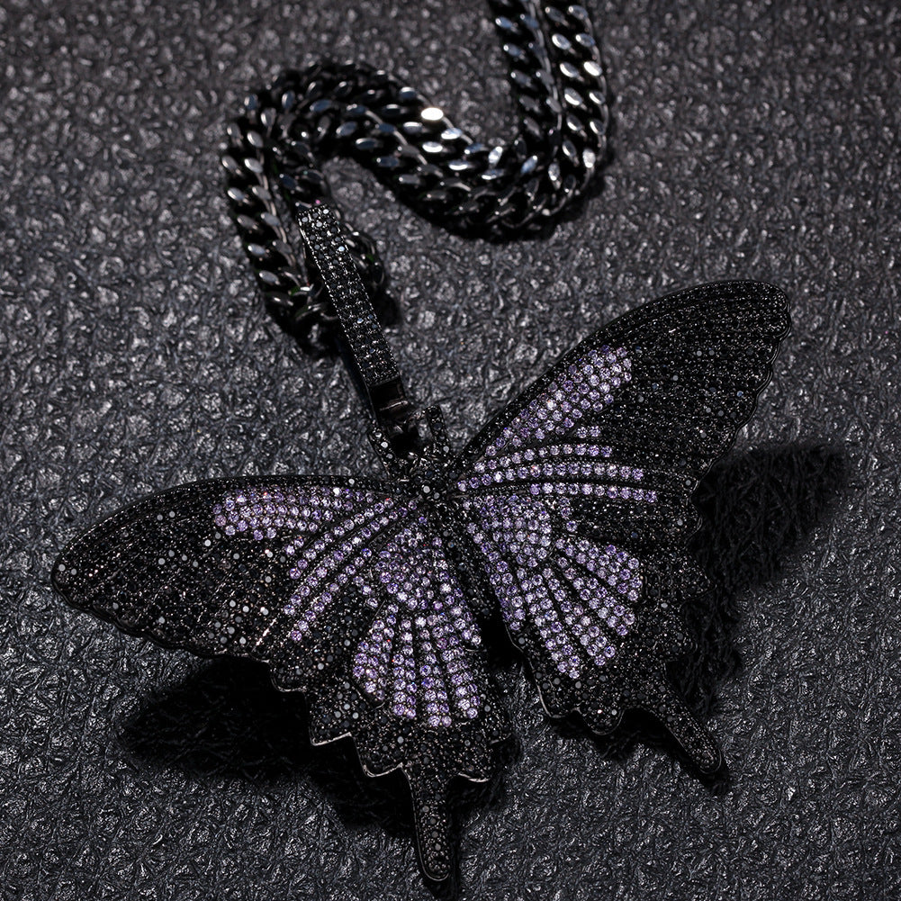 Embellished Butterfly Chain Necklace