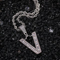 English Alphabet Pendant Twist Chain Rapper Necklace