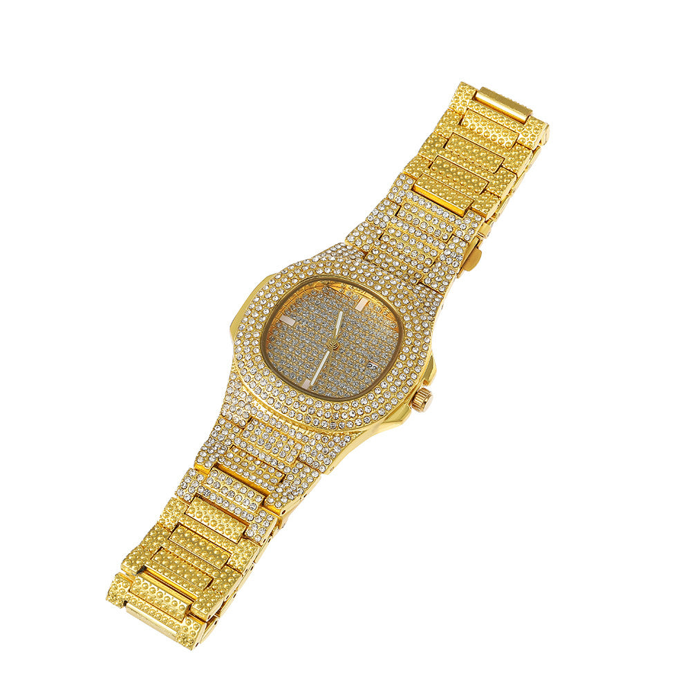 Sparkling Hip Hop Analog Watch