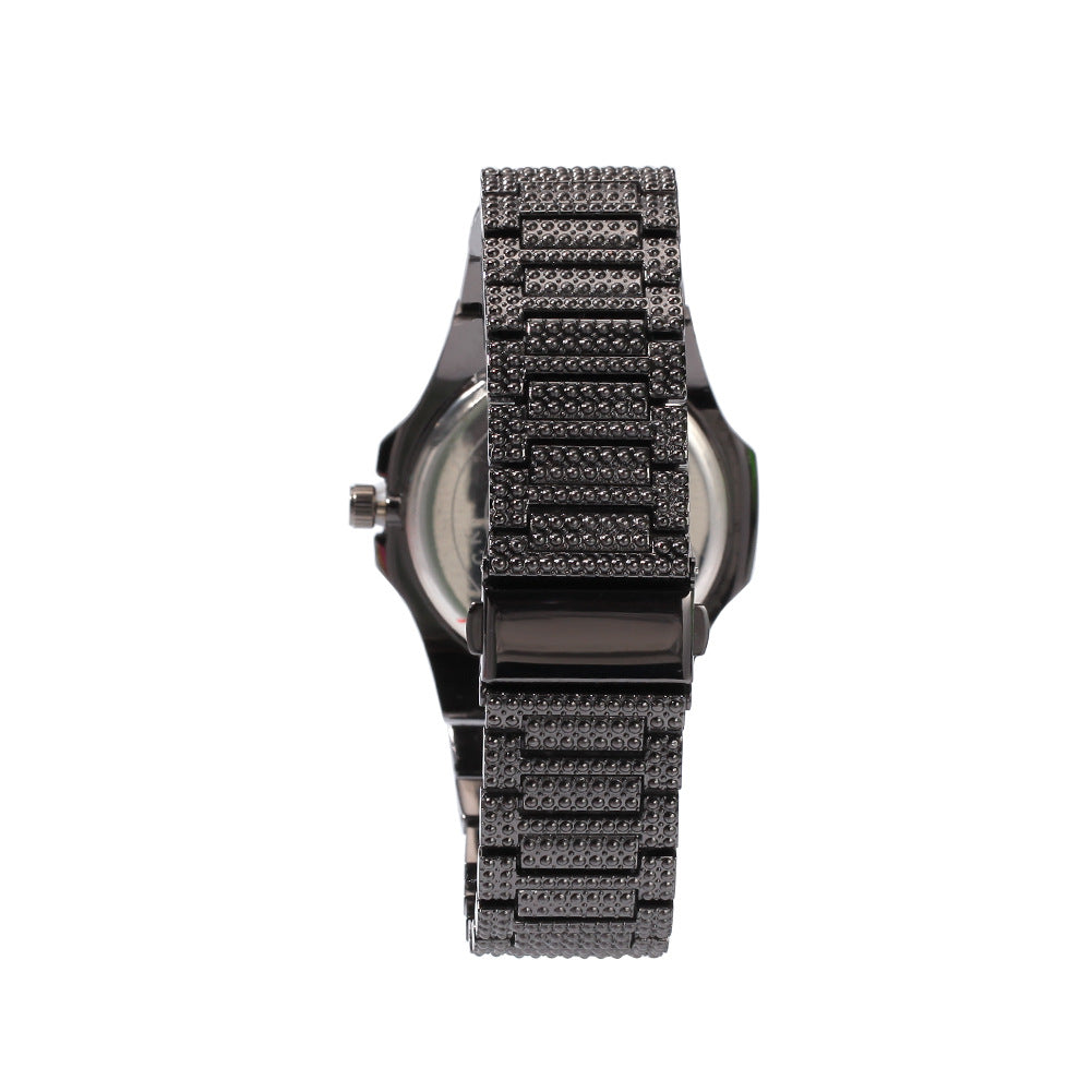 Sparkling Hip Hop Analog Watch