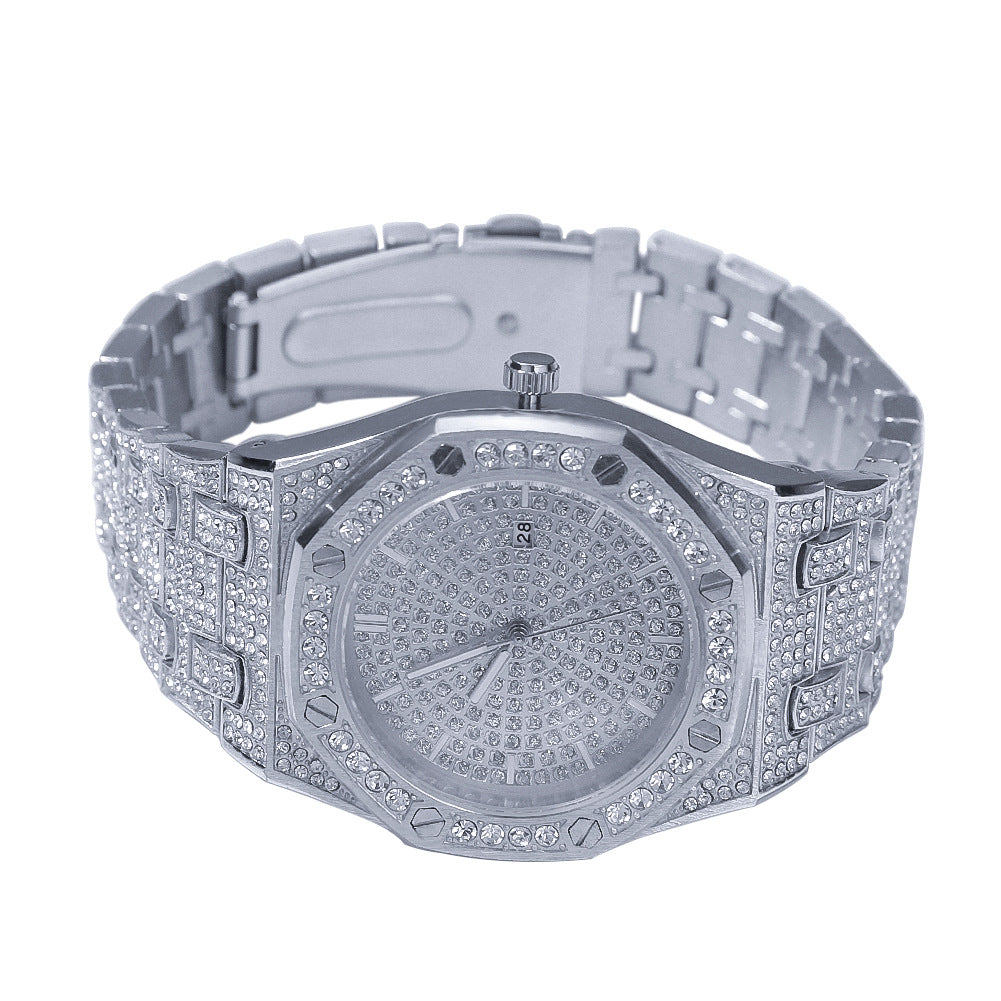 Pavé Hip Hop Analog Watch