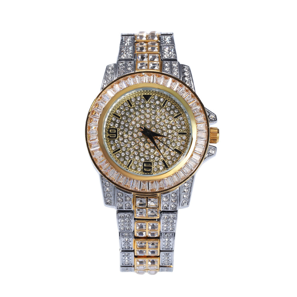 Men's Hip Hop Luxury CZ Diamond Watch