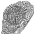 Full Rhinestone Embellished Hip Hop Watch