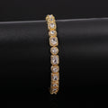 Geometric CZ Diamond Bracelet