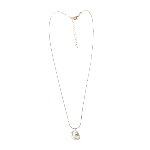 Seashell Meets Pearl Double Necklace