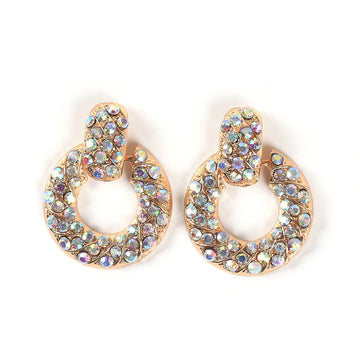 Crystal Hoop Earrings