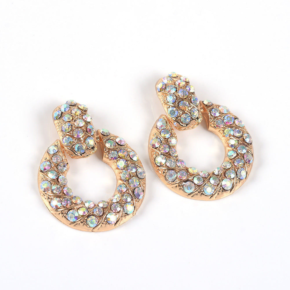 Crystal Hoop Earrings