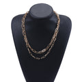 Multi-Layer Gold Chain Necklace