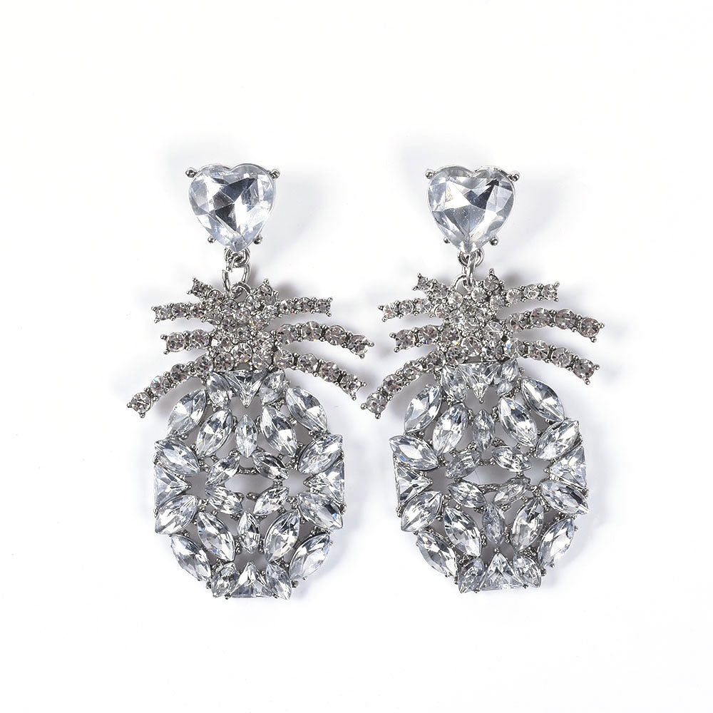 Crystal Pineapple Earrings