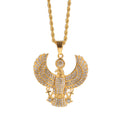 Guardian of the Skies Embellished Eagle Pendant Necklace