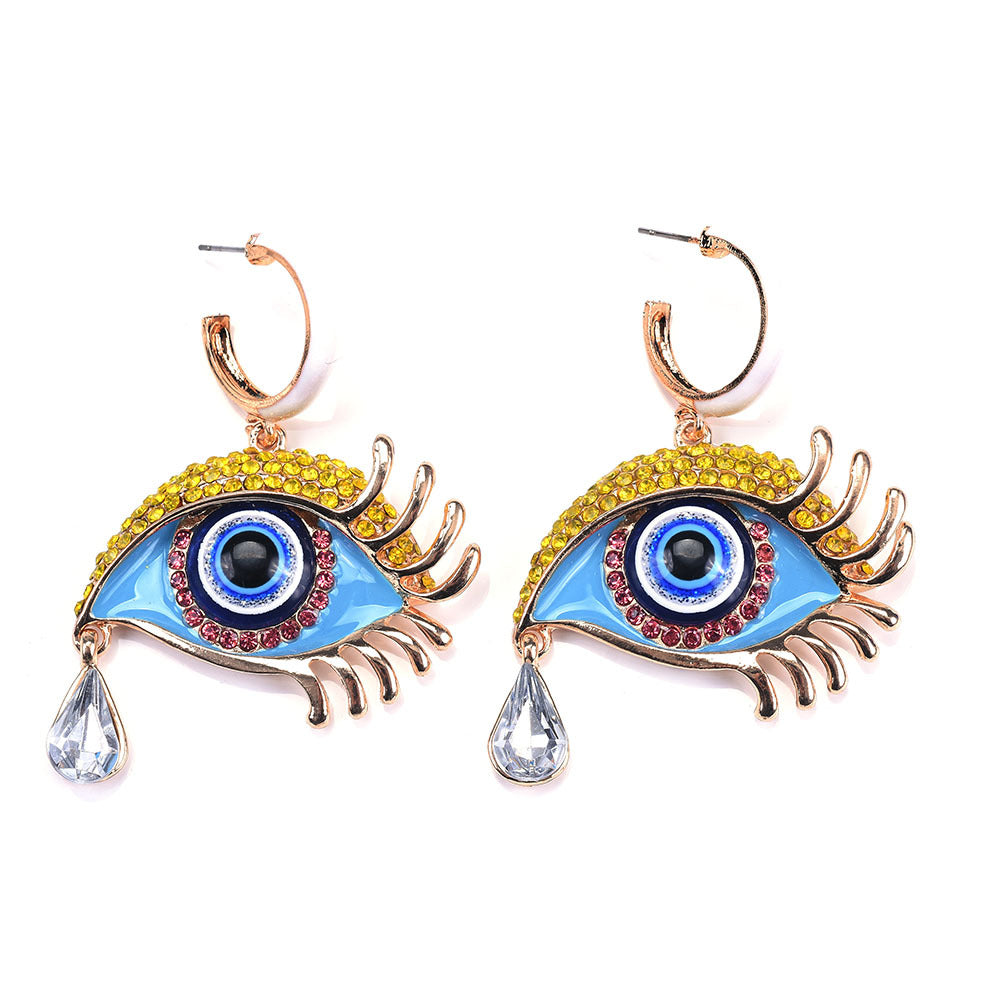 NEW 2020 Exaggerated Evil Eye Tear-Drop Earrings 