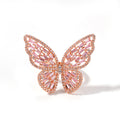 Embellished Butterfly Ornament Ring