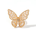 Embellished Butterfly Ornament Ring