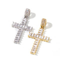 Seamless CZ Diamond Crucifix Necklace