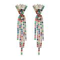 Exaggerated Tassel Weave Earrings