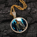 Custom Photo Pendant Open Locket Necklace