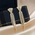 Exaggerated Tassel Weave Earrings