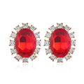 Oversized Gemstone Entourage Earrings