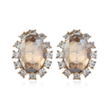 Oversized Gemstone Entourage Earrings