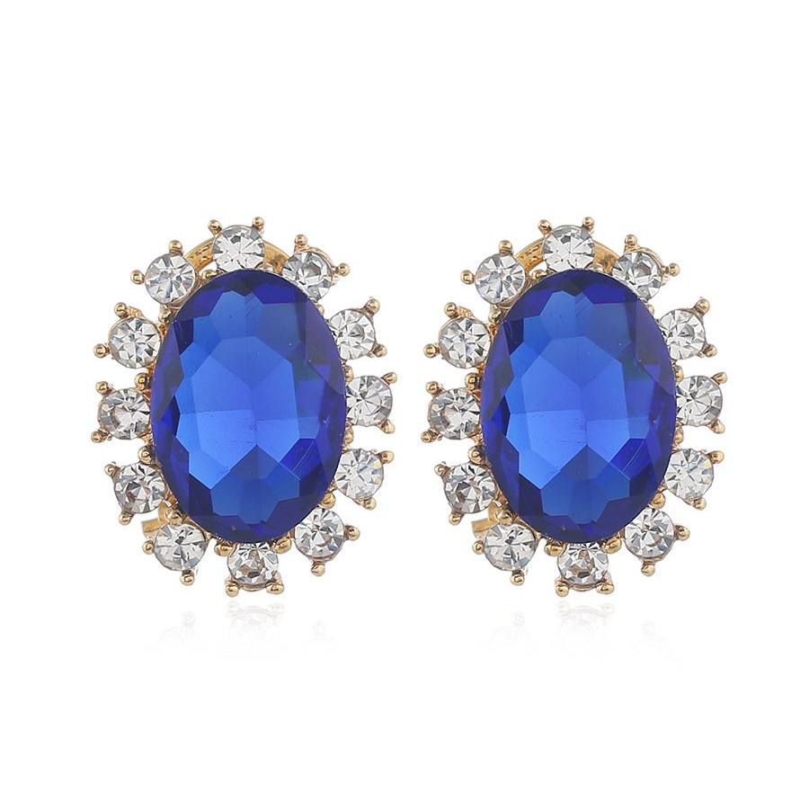 Oversized Gemstone Entourage Earrings