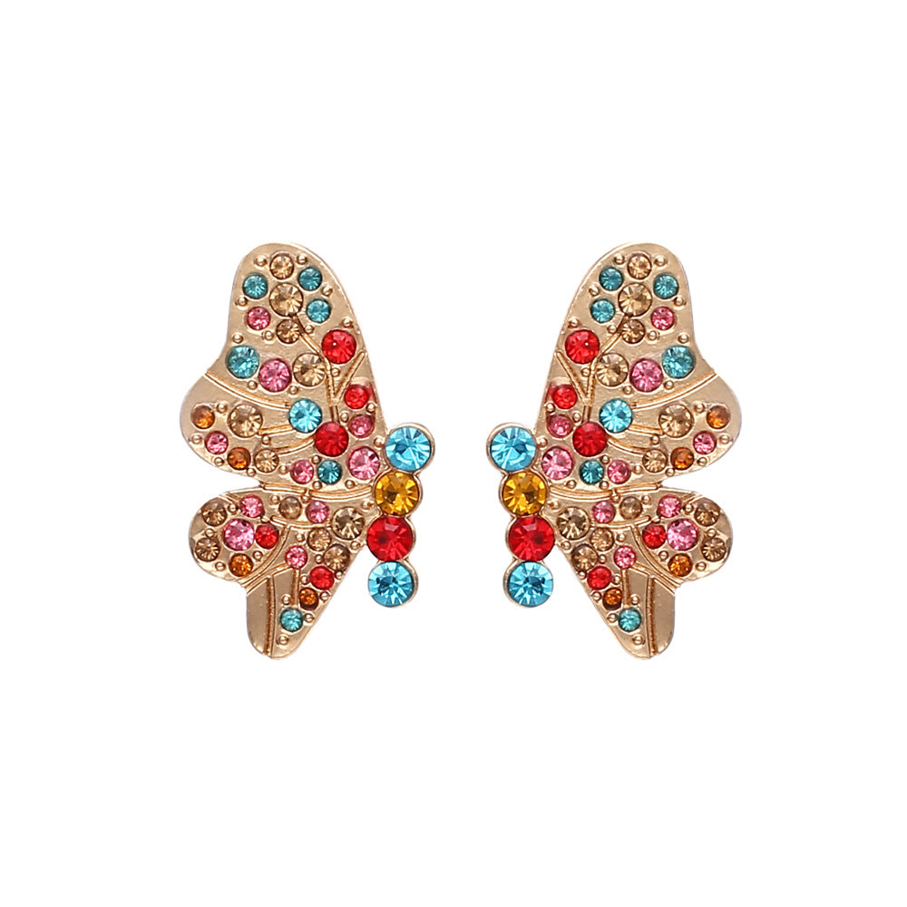 Matching Butterfly Wing Ear Studs