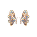 Matching Butterfly Wing Ear Studs