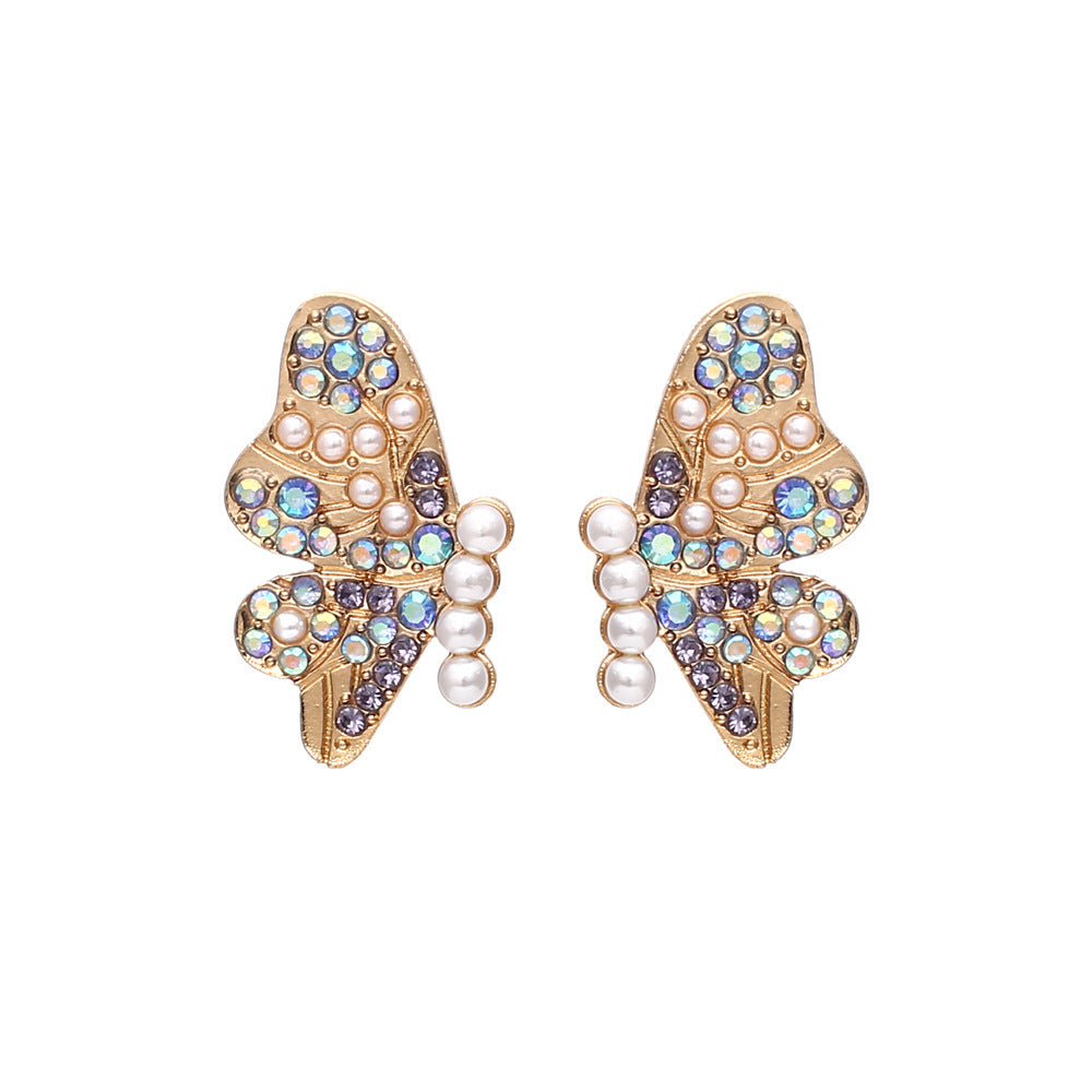 Matching Butterfly Wing Ear Studs