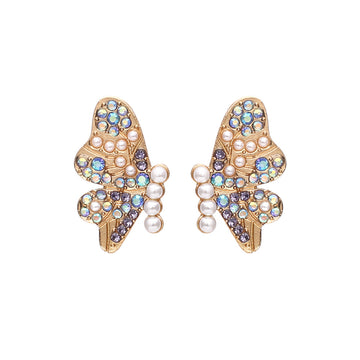 Matching Butterfly Wing Ear Studs