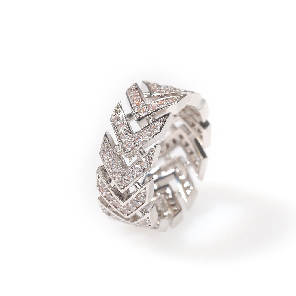 CZ Diamond Embellished Street Apparel Rings