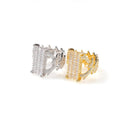 CZ Diamond Embellished Hip Hop Ring