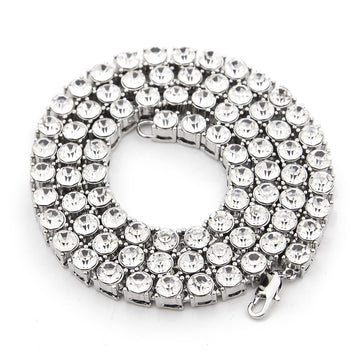 Large Paved CZ Diamond Hip Hop Necklace