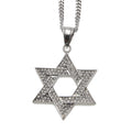 Encrusted Star-of-David Pendant Necklace