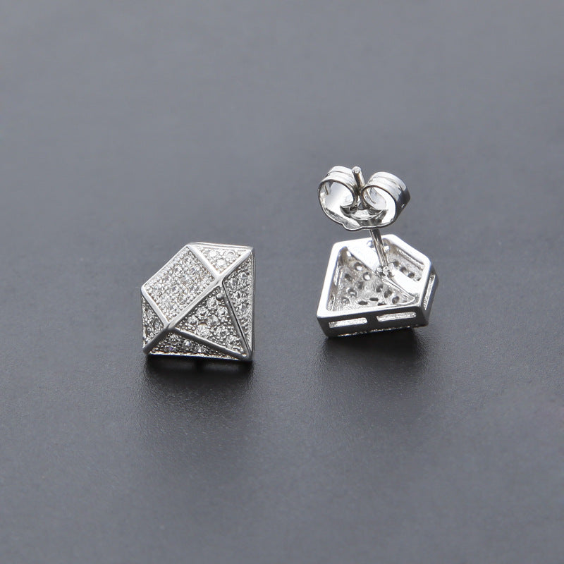 Diamond Ear Stud Earrings