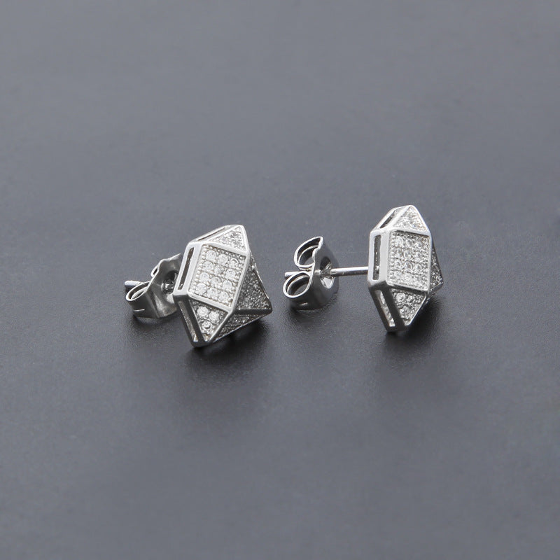 Diamond Ear Stud Earrings