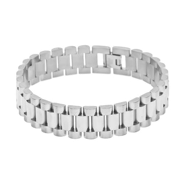 Solid Steel Watch Band Bracelet