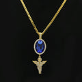 CZ Diamond Angel Exaggerated Chain Necklace