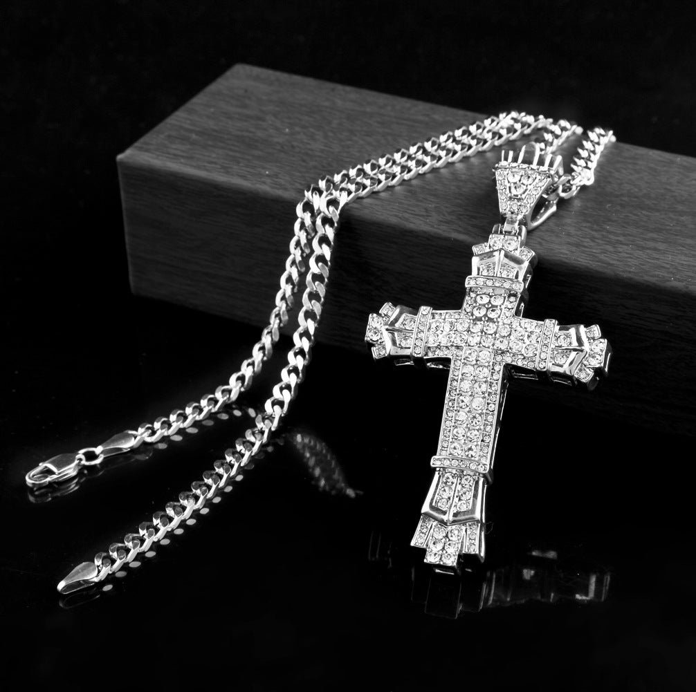 New Street Rapper Hip Hop Crucifix Necklace