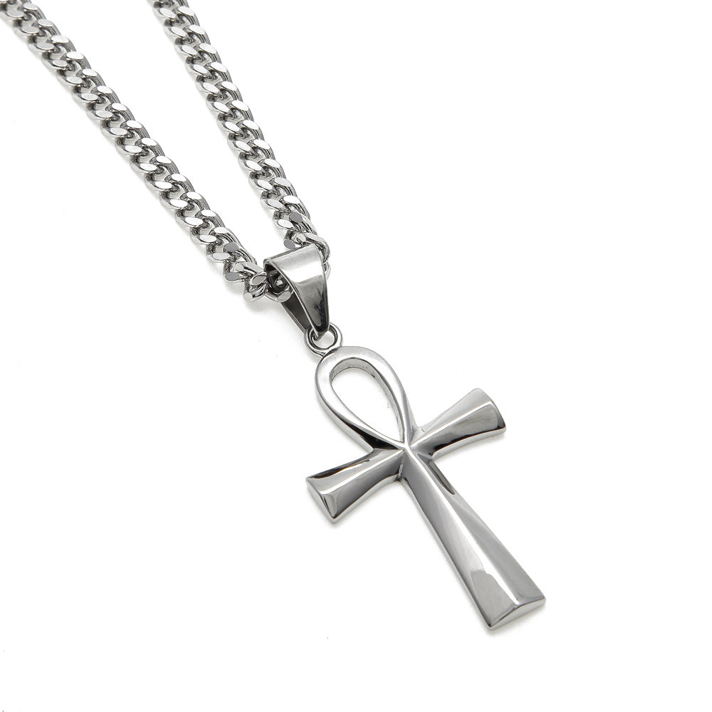 Modern Ankh Key Necklace